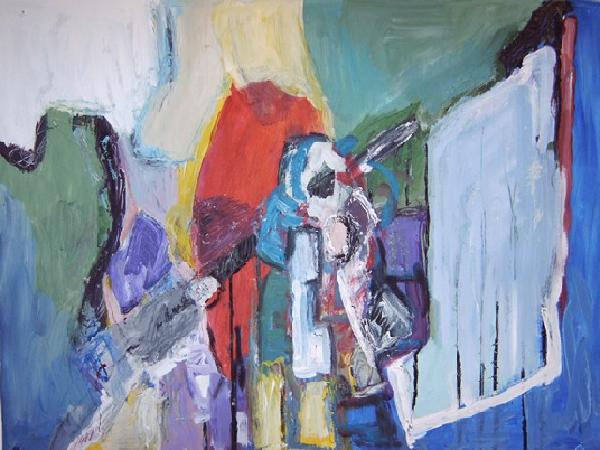 Innenwelt - Acryl - 1999<br>(Foto: 006)