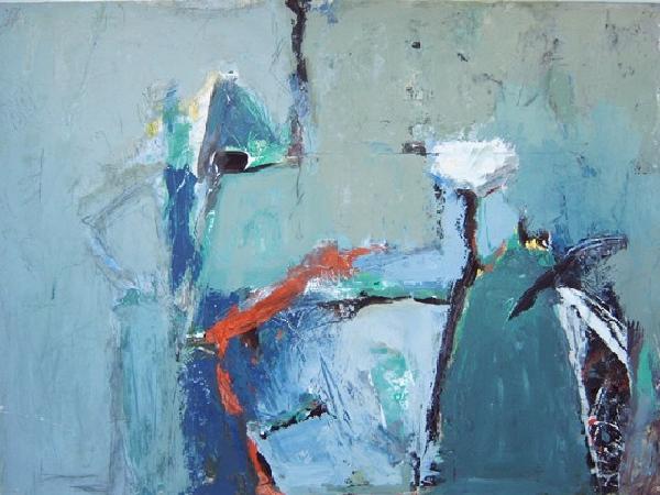 Begegnung - Mischtecnik - 1999<br>(Foto: 009)