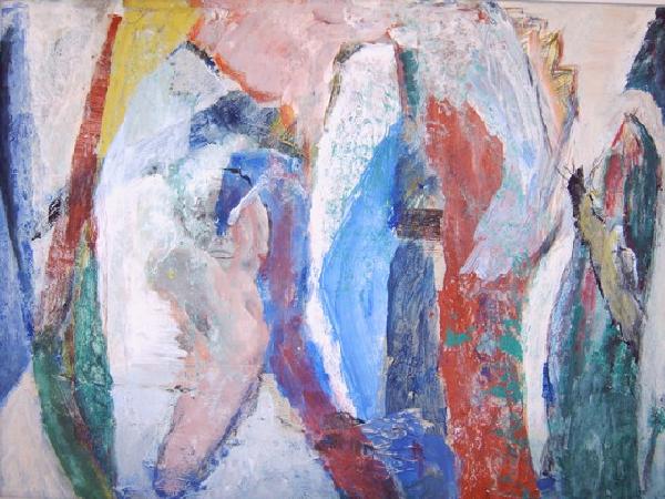 Tornby blues - Mischtechnik - 2005<br>(Foto: 011)